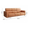 > Sofa - Faux Leather Sofa